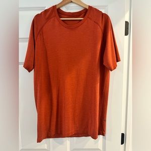 Lululemon, mens, metal vent tech short sleeve